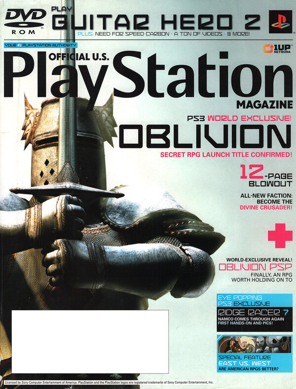 Official U.S. PlayStation Magazine Issue 110 (November 2006) cover